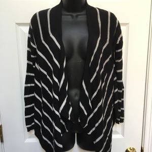 F21 Striped Cardigan